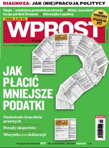 Okładka tygodnika WPROST: 9/2010