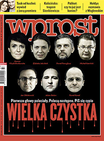 Okładka tygodnika WPROST: 47/2010